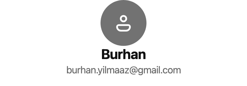 Header/Account/Centered