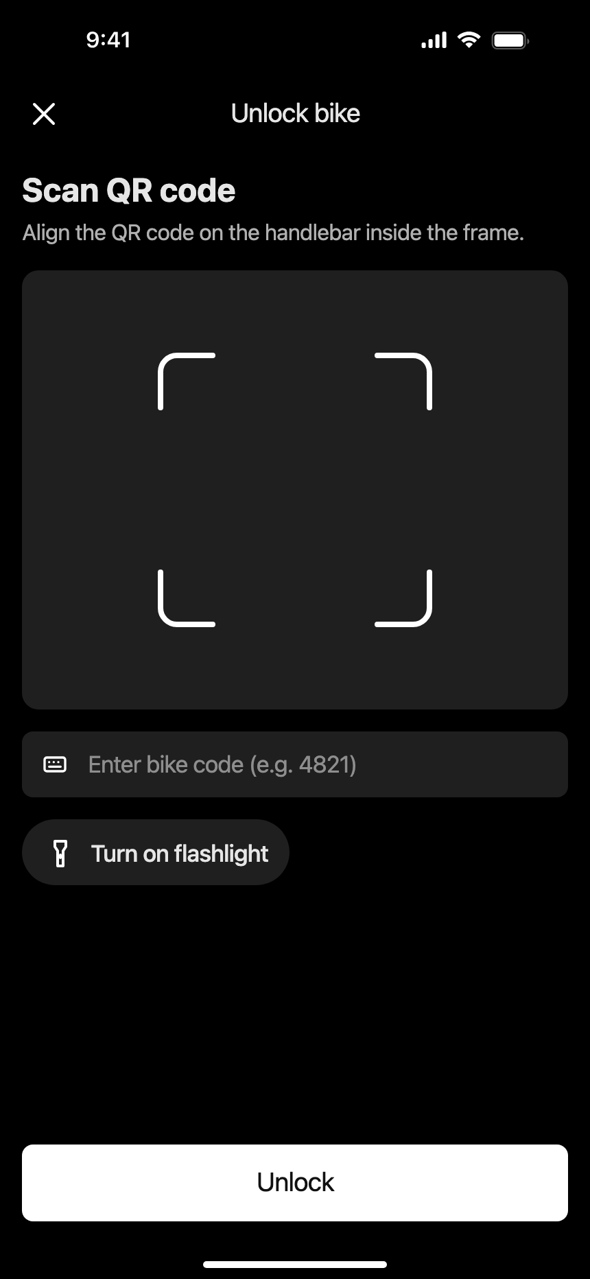 Unlock (Dark) · iPhone 16 Plus