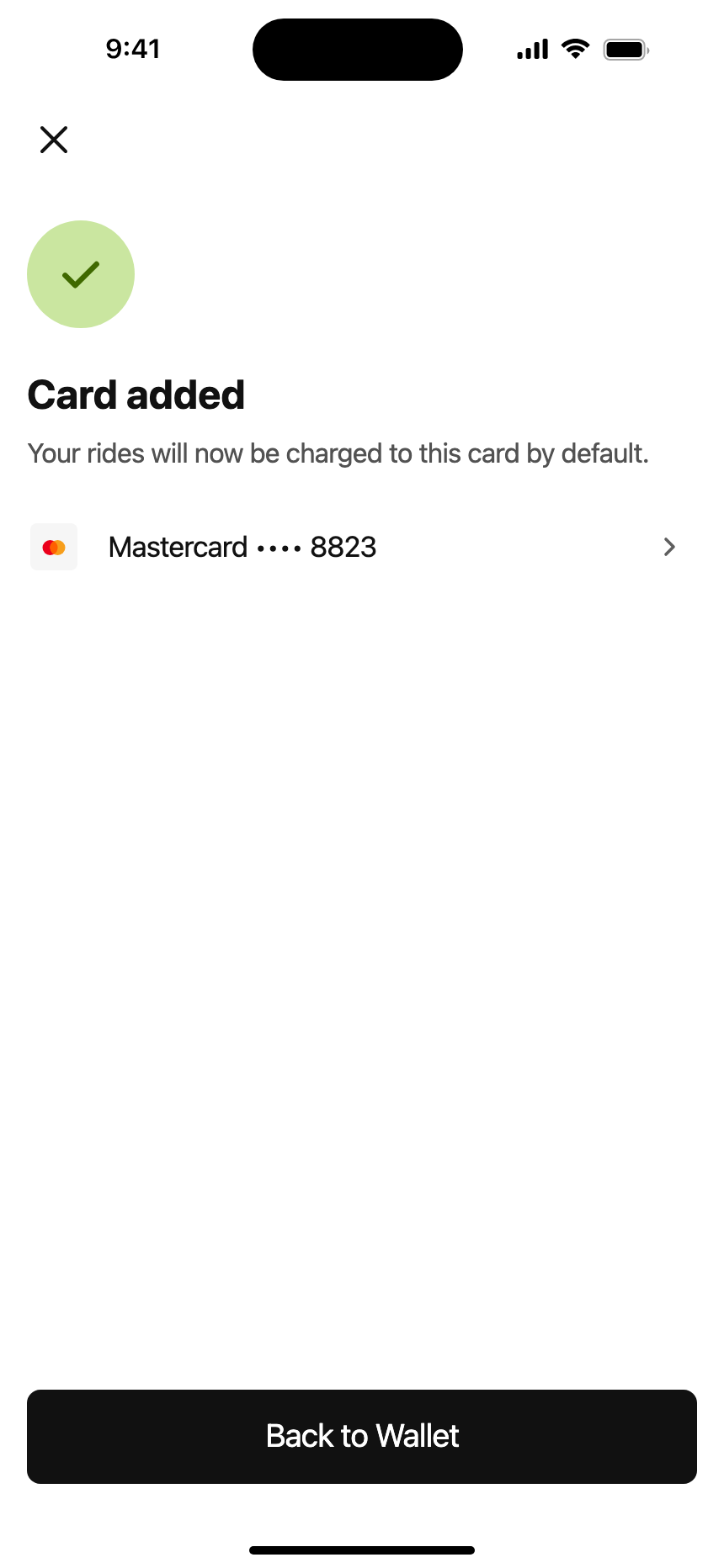 Card added · iPhone 16 Plus