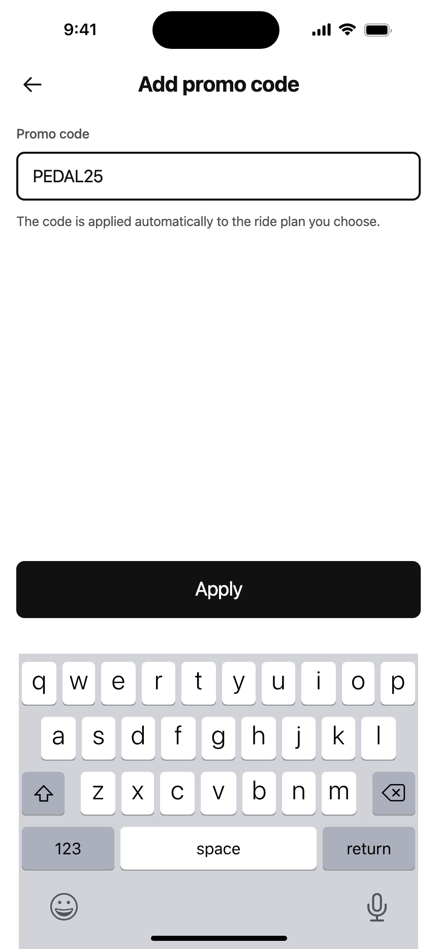 Promo code · iPhone 16 Plus