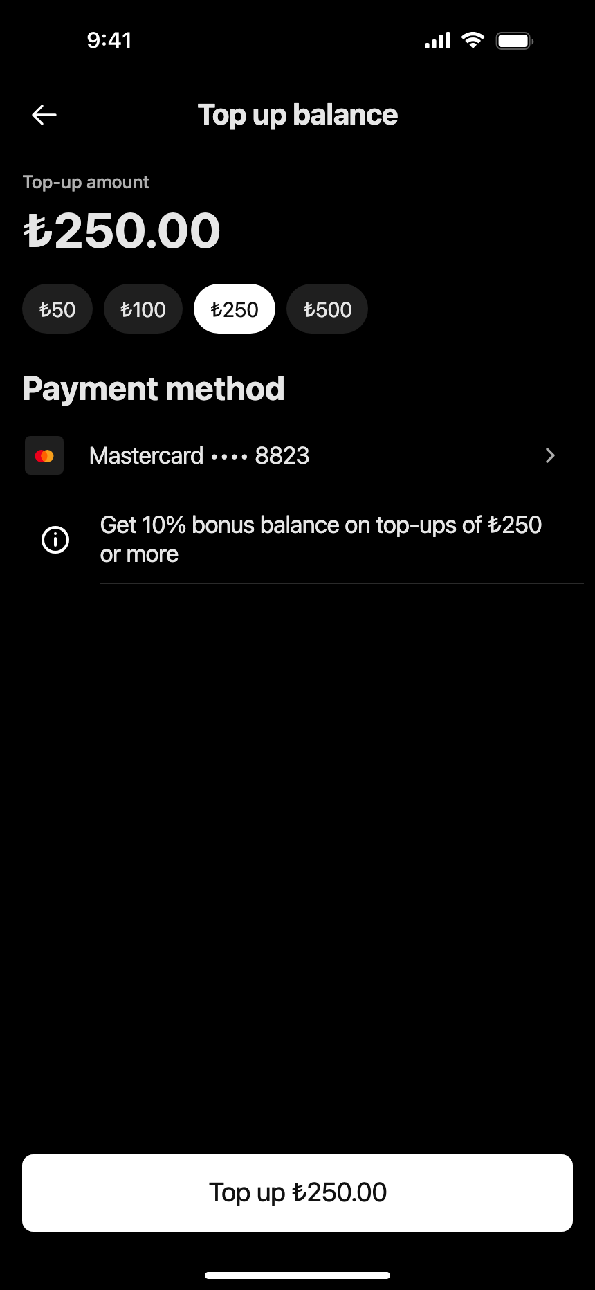 Top up (Dark) · iPhone 16 Plus