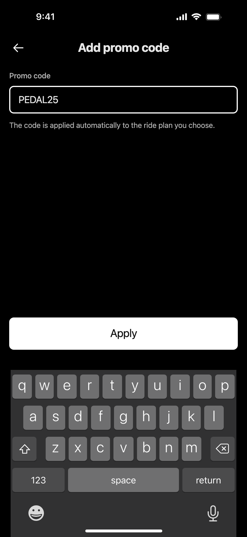 Promo code (Dark) · iPhone 16 Plus