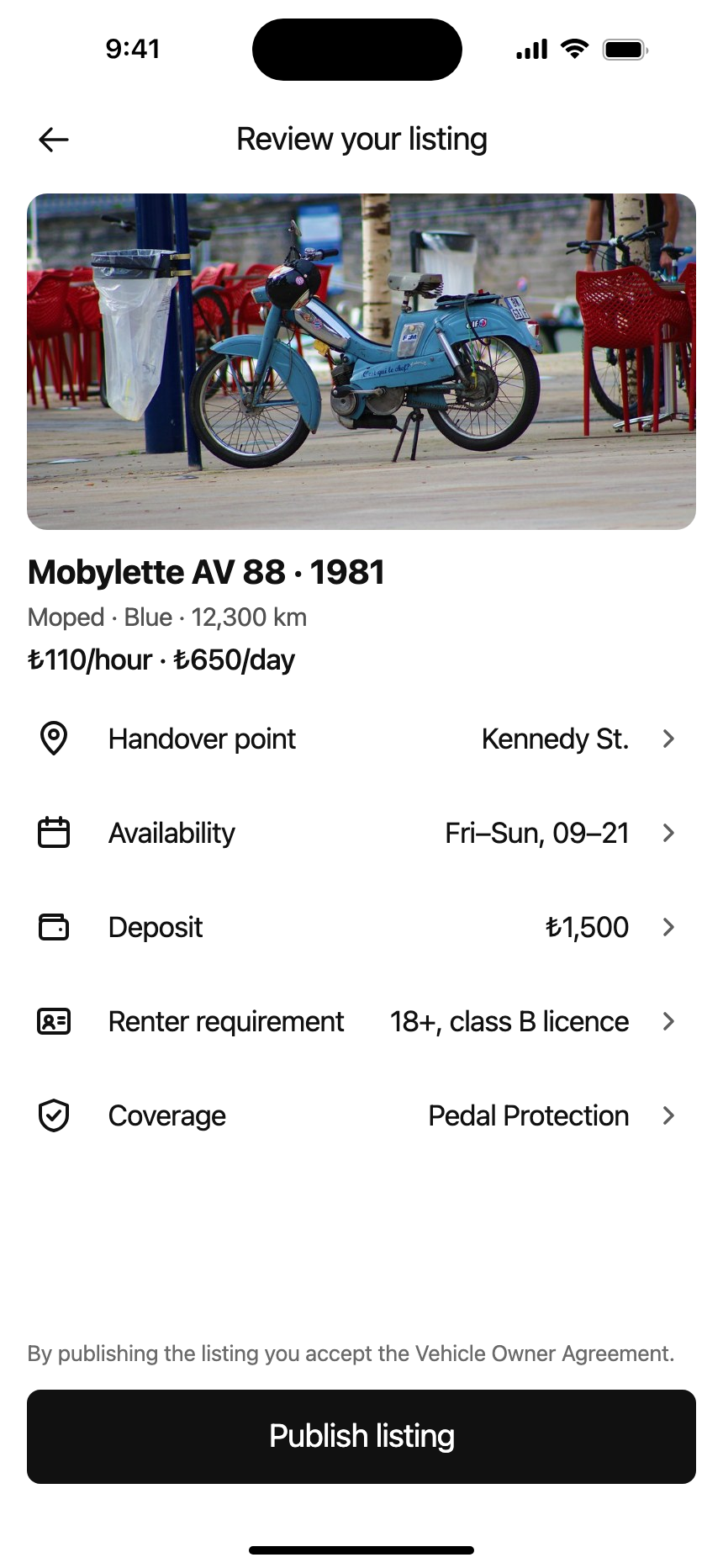 Listing preview · iPhone 16 Plus