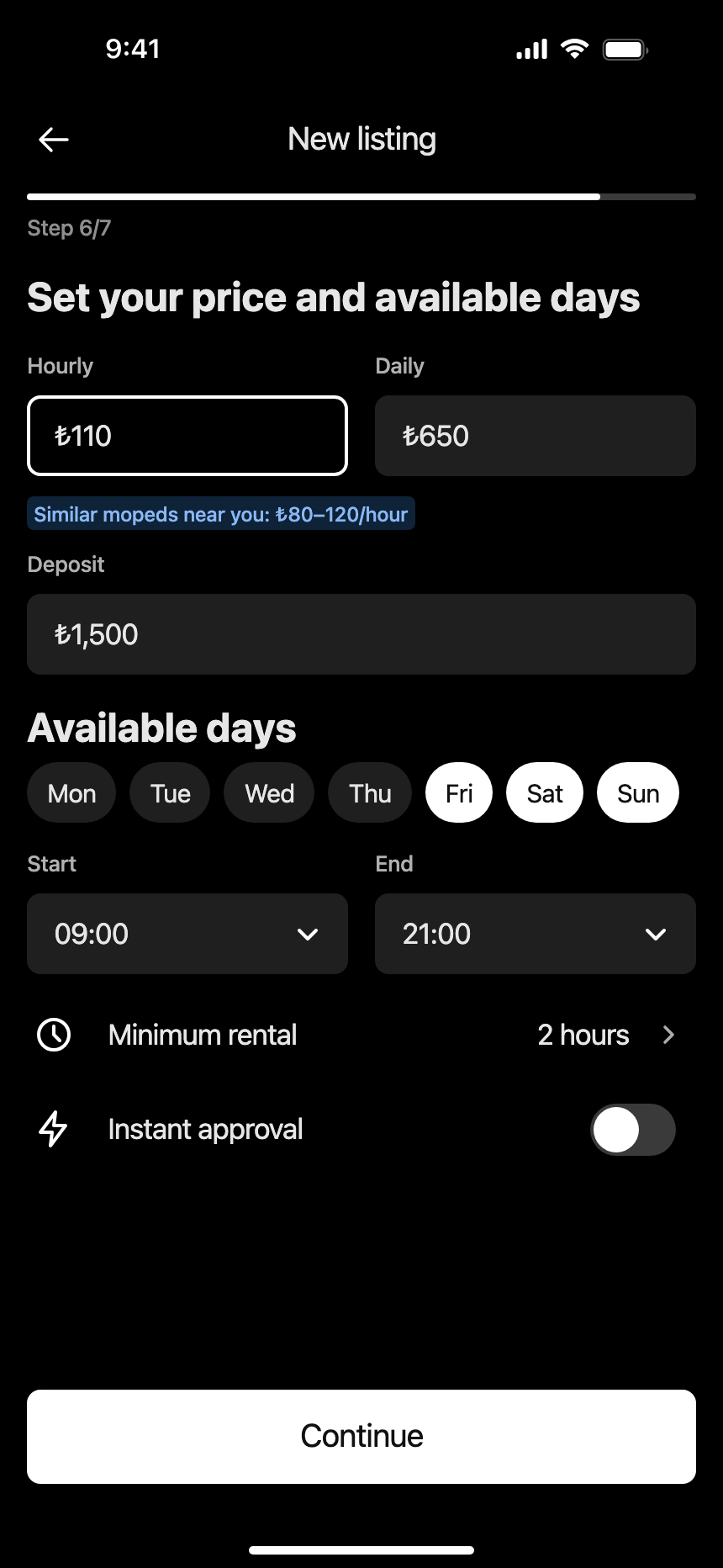 Price and availability (Dark) · iPhone 16 Plus