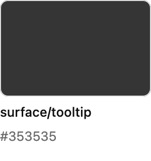 Swatch/surface/tooltip