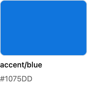 Swatch/accent/blue