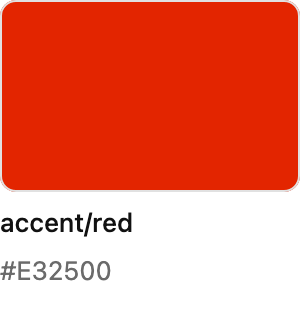 Swatch/accent/red