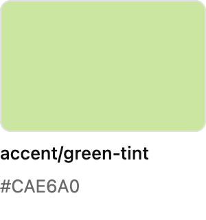 Swatch/accent/green-tint